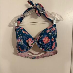 Adore Me Pink Floral Bikini Top